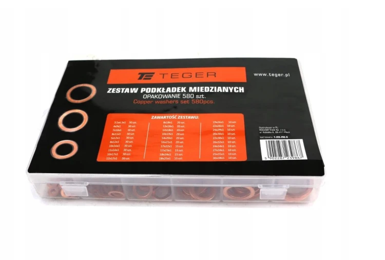 Zestaw podkładek miedzianych 580szt TEGER 1.png