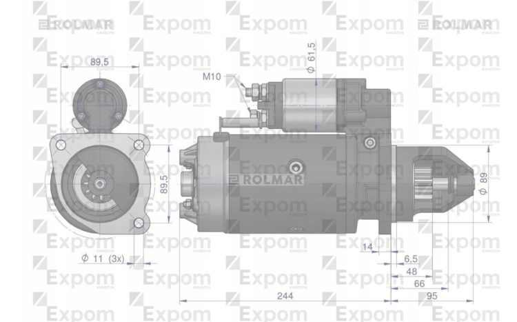 Rozrusznik 3kW C-330 C-360 ZETOR Nowy Typ EXPOM KWIDZYN 46657000 4.png