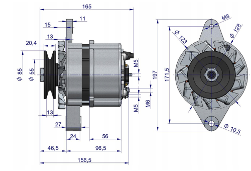 Alternator do Massey Ferguson Perkins Renault Claas Nowy Typ EXPOM KWIDZYN 7017732M1 6005003157 1.png