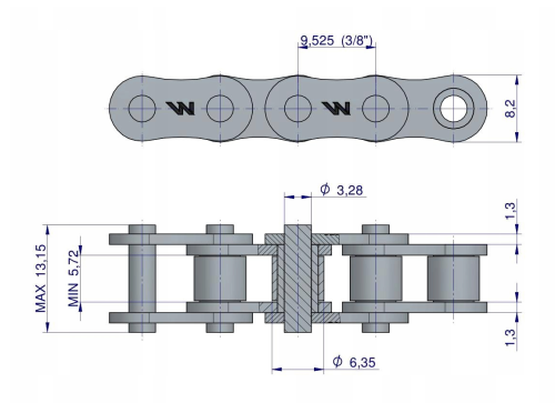 Łańcuch rolkowy 06B-1 2.png