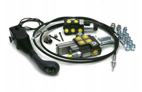 Zestaw 40L do ładowacza czołowego Rozdzielacz 2-sek.1 pływająca Elektrozawór Joystick 2000mm Waryński.png