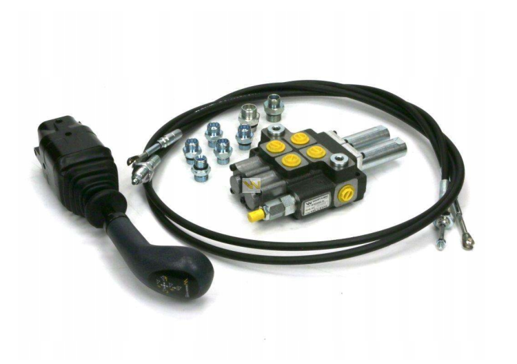 Zestaw Rozdzielacza 2-sekcyjnego Joystick Linki na widełki 2000mm Waryński.png