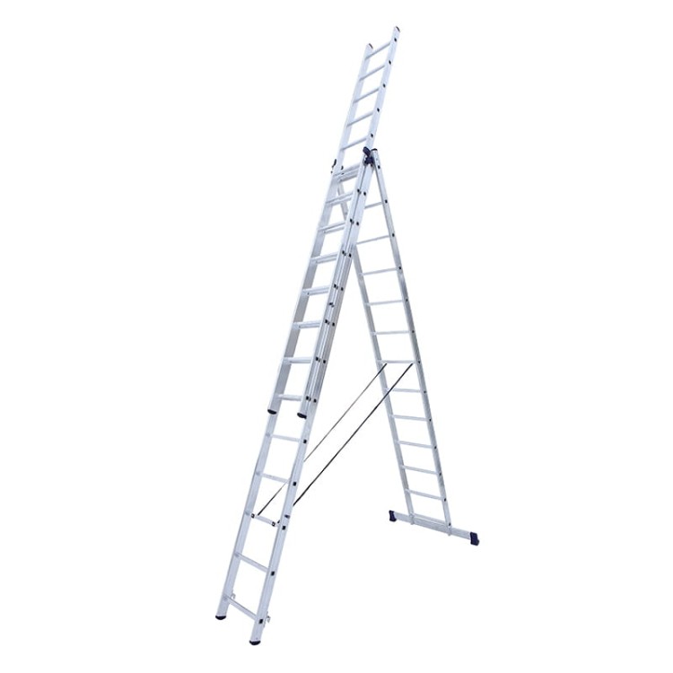 Drabina Rozsuwana 3-Elementowa 3x11 Szczebli Stabilizator 700DR33