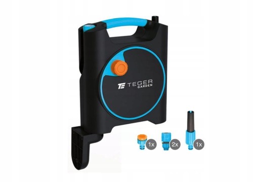 Zwijacz z wężem 10m - komplet TEGER