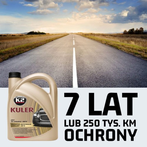 Płyn Do Chłodnicy Czerwony 4L Do -35*C Gotowy Do Użycia,K2 T204C