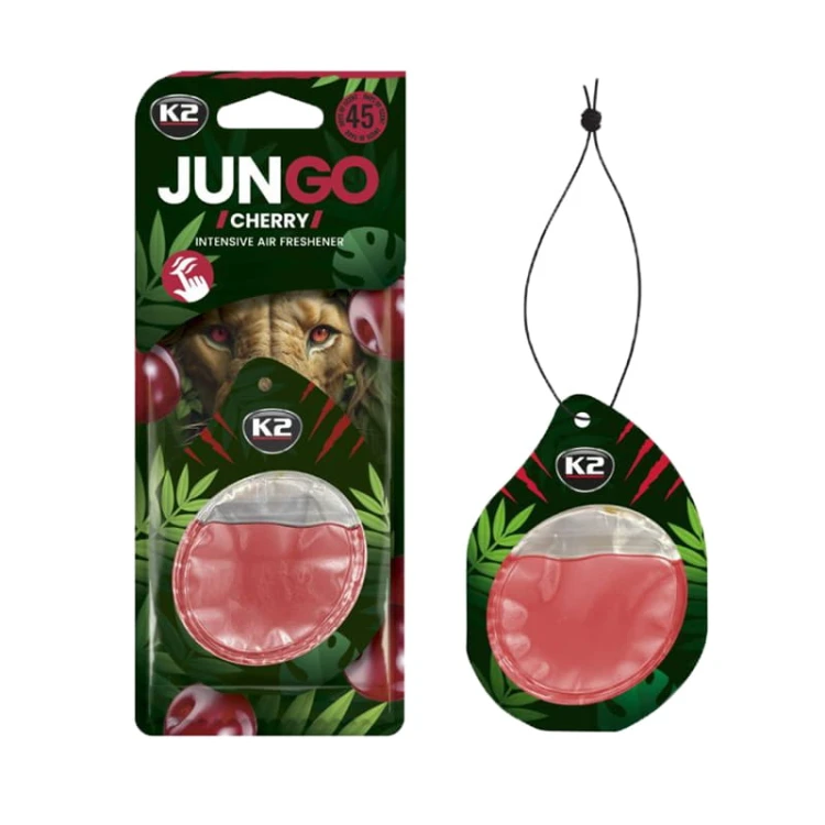 Zapach Samochodowy K2 Jungo Cherry Membranowa Zawieszka Zapachowa
