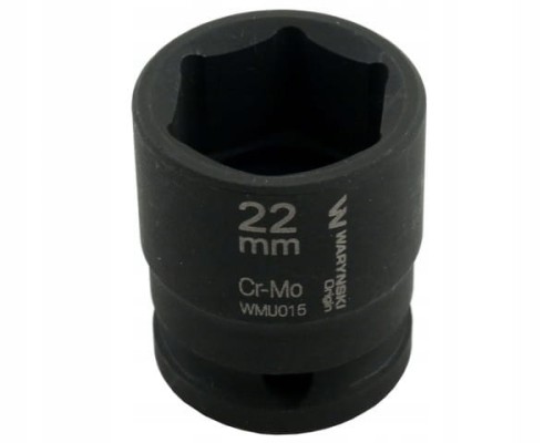 Nasadka udarowa sześciokątna 1/2" 22 mm CrMo DIN 3129 Waryński WMU015