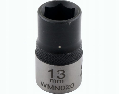 Nasadka sześciokątna 1/2". 13 mm. CrV50BV30. DIN 3124. Waryński WMN020