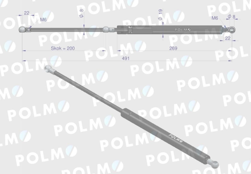 Siłownik szyby przedniej szyby tylnej L max. 491mm 189447A2P CASE IH DIETEG JOHN DEERE STEYR.png