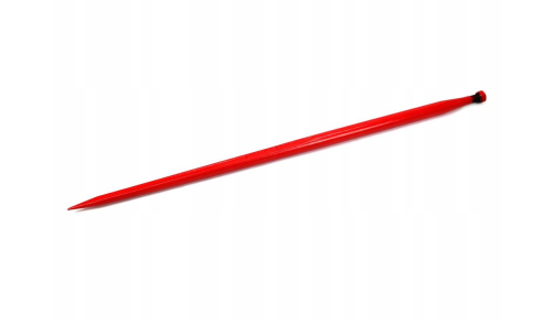 Ząb ładowacza uniwersalny czerwony prosty L- 1100 mm zastosowanie 5193-RT1 Tur WARYŃSKI W9132-1000P.png