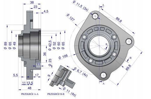 Głowica rozrusznika Case MF typu Magneton 9142720 Blue Line EXPOM KWIDZYN.png