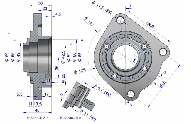 Głowica rozrusznika Case MF typu Magneton 9142720 Blue Line EXPOM KWIDZYN.png