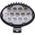 Lampa robocza LED owalna 65W 5200lm 10/30V z wtyczką Deutsch 2-pin światło rozproszone 13 LED