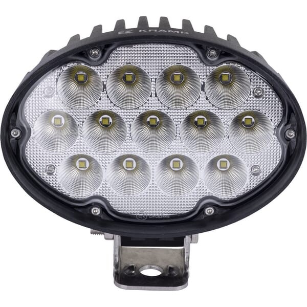 Lampa robocza LED owalna 65W 5200lm 10/30V z wtyczką Deutsch 2-pin światło rozproszone 13 LED