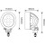 Lampa robocza LED 40W 4500lm, szerokokątna