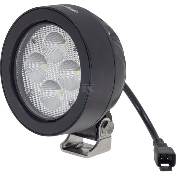Lampa robocza LED okrągła 40W 4500lm 10/30V światło rozproszone 4 LED