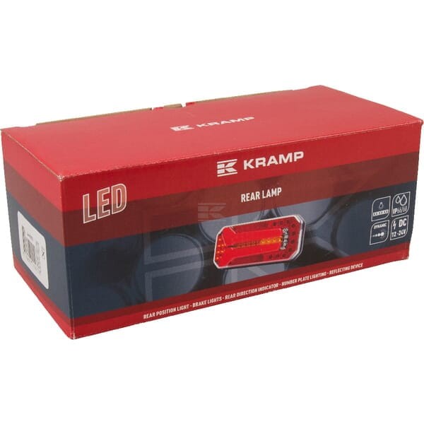 Lampa tylna zespolona LED prostokątna 12/24V Kramp LA40053 (id: 53560)