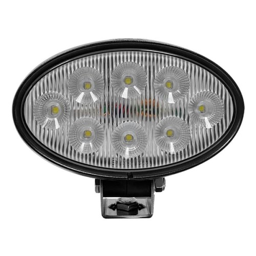 Lampa robocza LED do New Holland CASE John Deere Massey Ferguson Deutz owalna 56W 5320lm 10/30V z wtyczką Deutsch, światło rozproszone 8 LED Kramp LA10558