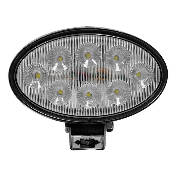 Lampa robocza LED do New Holland CASE John Deere Massey Ferguson Deutz owalna 56W 5320lm 10/30V z wtyczką Deutsch, światło rozproszone 8 LED Kramp LA10558