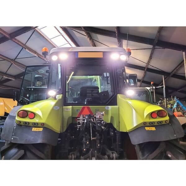Lampa robocza LED do New Holland CASE John Deere Massey Ferguson Deutz owalna 56W 5320lm 10/30V z wtyczką Deutsch, światło rozproszone 8 LED Kramp LA10558