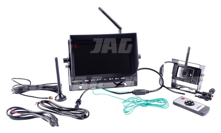 Zestaw bezprzewodowy kamer cofania kamera i monitor 7" 2.4G Wireles