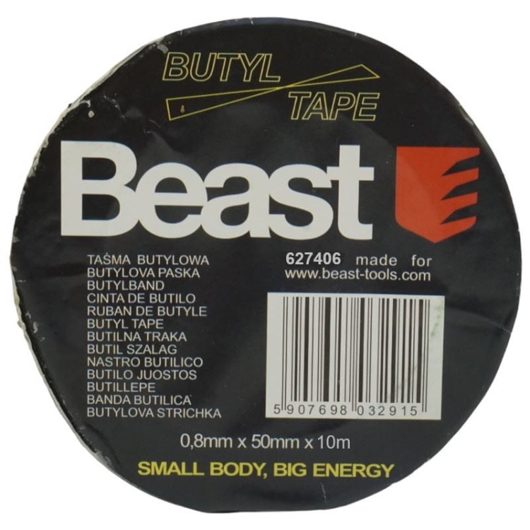 Taśma Butylowa Naprawcza 10M 0,8mm x 50mm Beast Tools