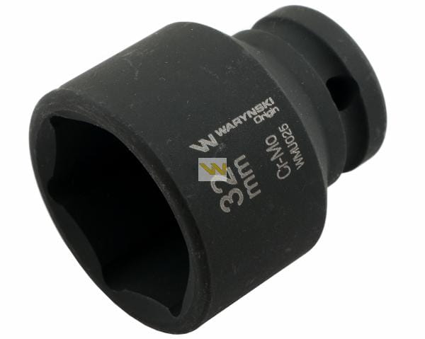 Nasadka udarowa sześciokątna 32 mm CrMo DIN 3129. Waryński WMU025.jpg