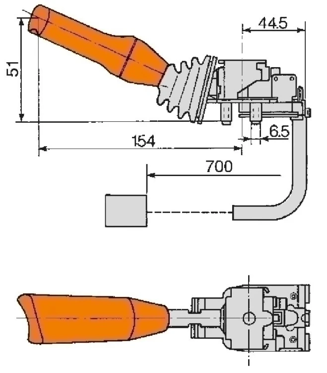 Włącznik wielofunkcyjny kierunku jazdy COBO MF New Holland CASE 82002364 82010860