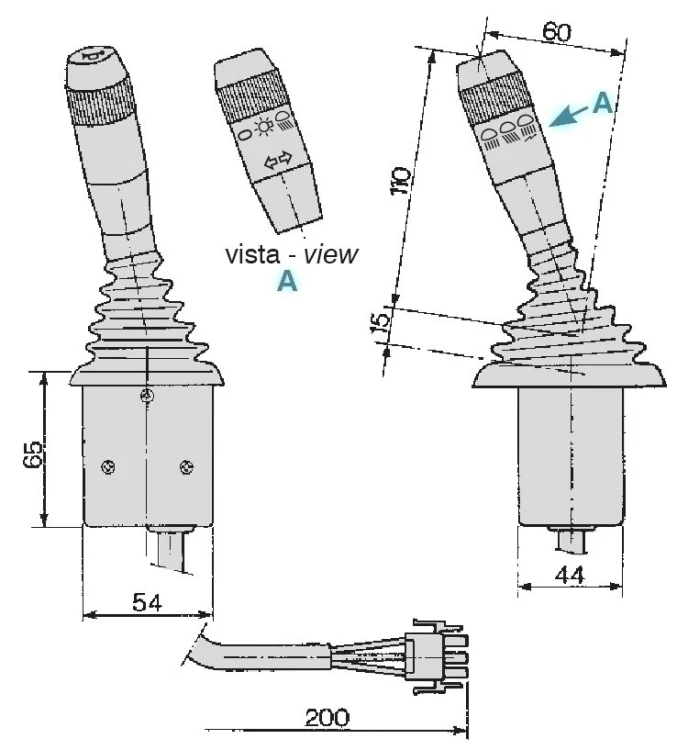 Przełącznik wielofunkcyjny COBO Fiat 5141940 01227000