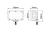 Lampa robocza LED prostokątna 40W 4000lm 10/30V z wtyczką Deutsch światło rozproszone 8 LED Kramp LA10414 Kramp