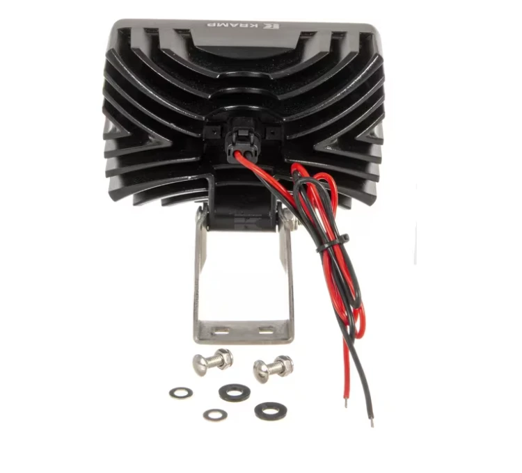 Lampa robocza LED prostokątna 40W 4000lm 10/30V z wtyczką Deutsch światło rozproszone 8 LED Kramp LA10414 Kramp