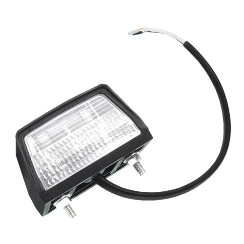 Lampa Oświetlenia Tablicy Rejestracyjnej Diodowa, Klosz Biały, Czarna,12V 1005N
