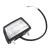 Lampa Oświetlenia Tablicy Rejestracyjnej Diodowa, Klosz Biały, Czarna,12V 1005N