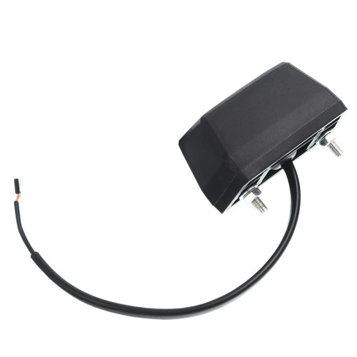 Lampa Oświetlenia Tablicy Rejestracyjnej Diodowa, Klosz Biały, Czarna,12V 1005N