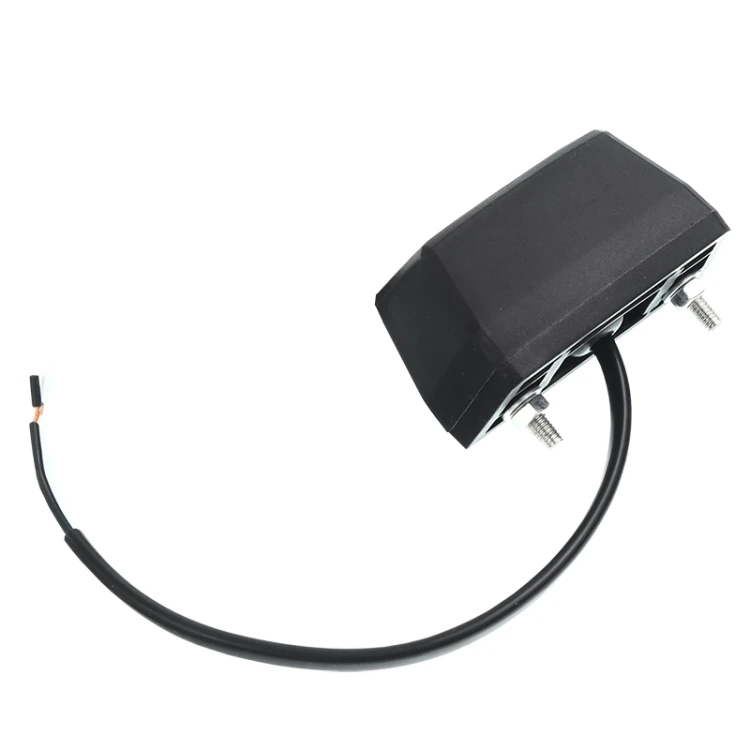 Lampa Oświetlenia Tablicy Rejestracyjnej Diodowa, Klosz Biały, Czarna,12V 1005N