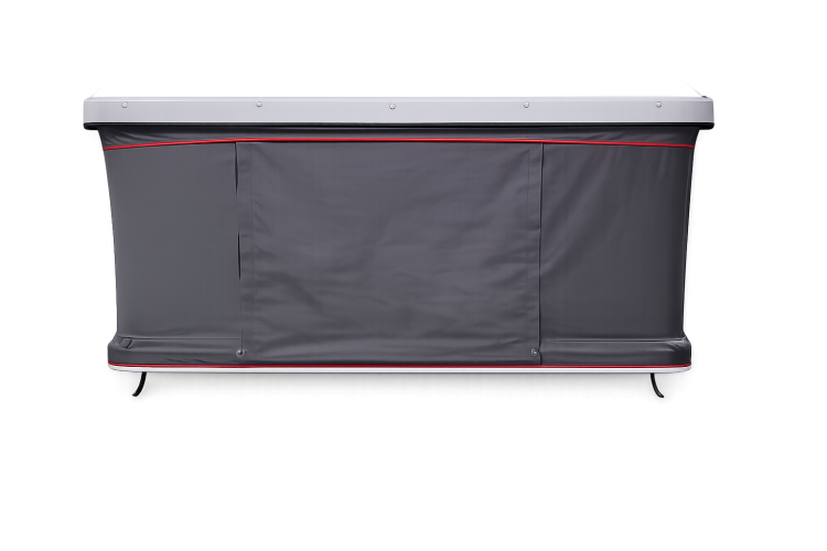 Namiot dachowy samochodowy z twardą skorupą ABS 210×130 cm