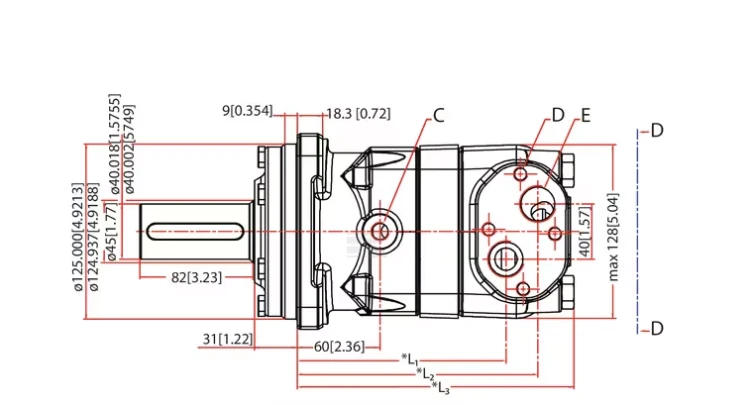 151B3001 Silnik orbitalny, wał Ø 40 mm 200cc standard 2.png