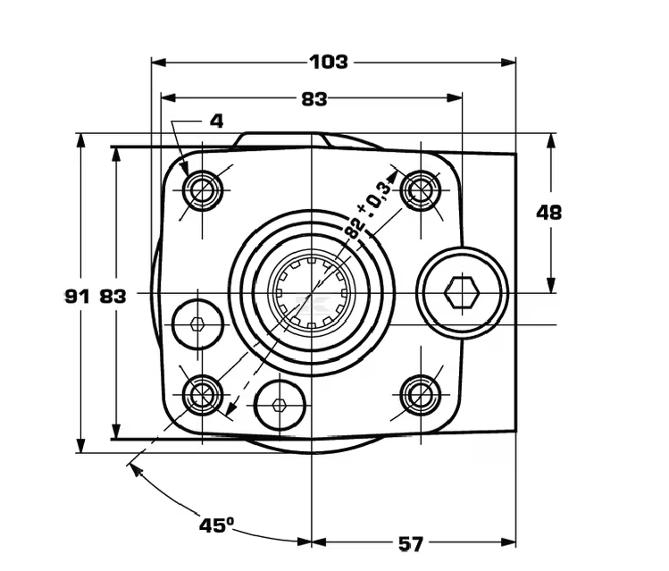 Orbitrol 1500044 Danfoss White OSPB200ON 32.png