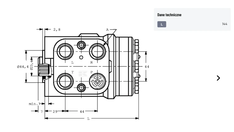 Orbitrol 1500044 Danfoss White OSPB200ON 2.png