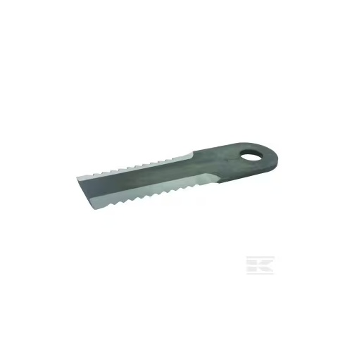 Nóż rozdrabniacza słomy, 173x50x3 mm, ruchomy ząbkowany Ø 20 mm 87318316