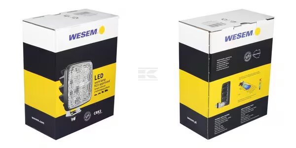 Lampa robocza LED z przełącznikiem R23 22W 12-24V Wesem CRK2C5493002