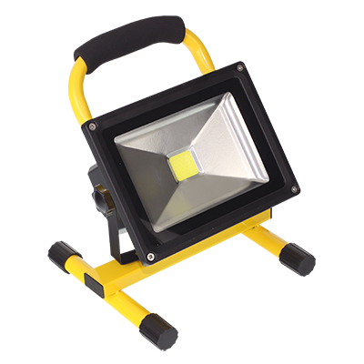 Naświetlacz LED Akumulatorowy 12/230V 20W Ładowarka + Podstawka