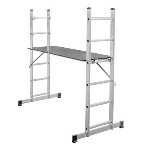 Drabina, Rusztowanie, Platforma Robocza,2x8 Szczebli DRP2x8