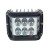 Lampa Robocza Panel LED, Białe Światło, Stroboskop Cube,10-30V 12LED,97x75x60 mm Obudowa Alum. CUBE12LE