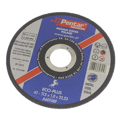 Tarcza Do Cięcia Stali 125x1,6x22mm 95A 0002623