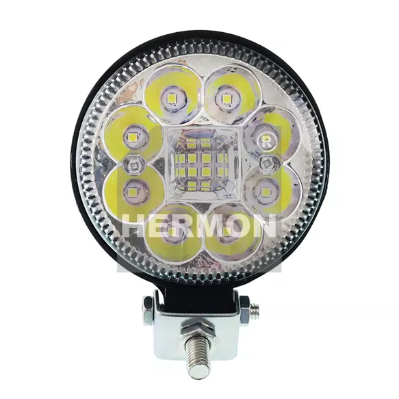 LAMPA ROBOCZA HALOGEN LED, 12 LED, OKRĄGŁA, 12-36 3.webp